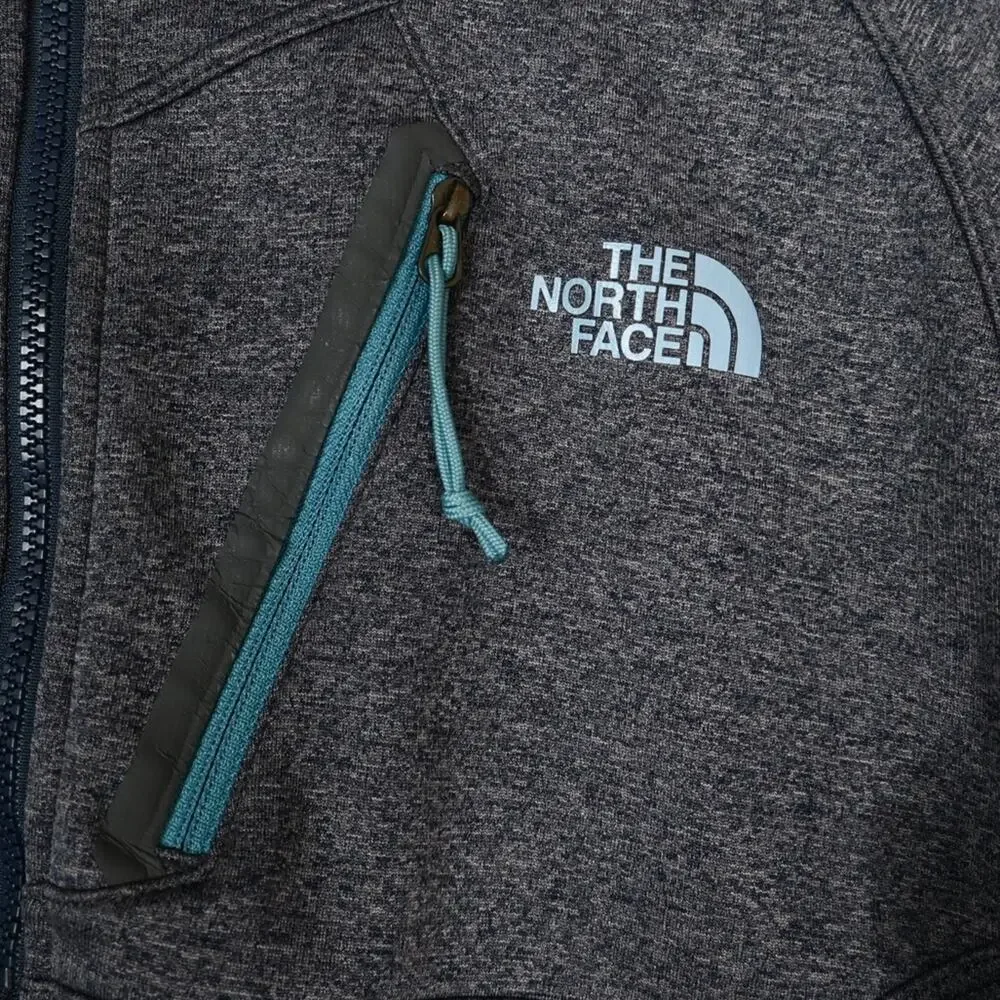 The North Face Mens S Half Zip Pullover in Dark Gray